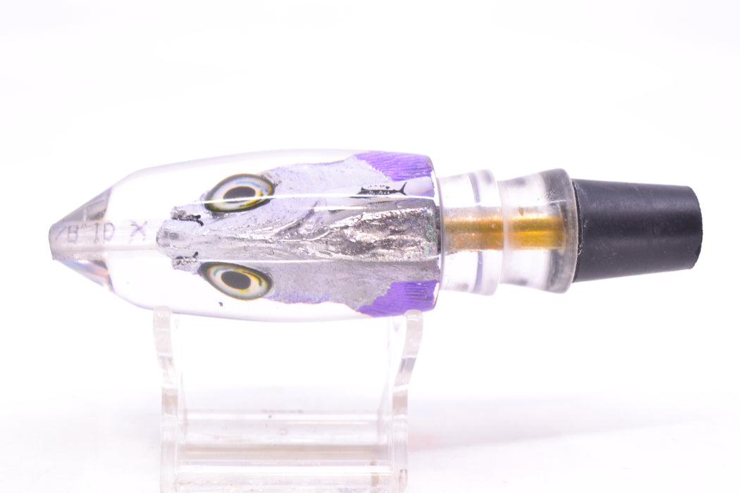 Aloha Lures Black-Purple Back Purple Fins Deep Six Malolo 9" 5.3oz GZE