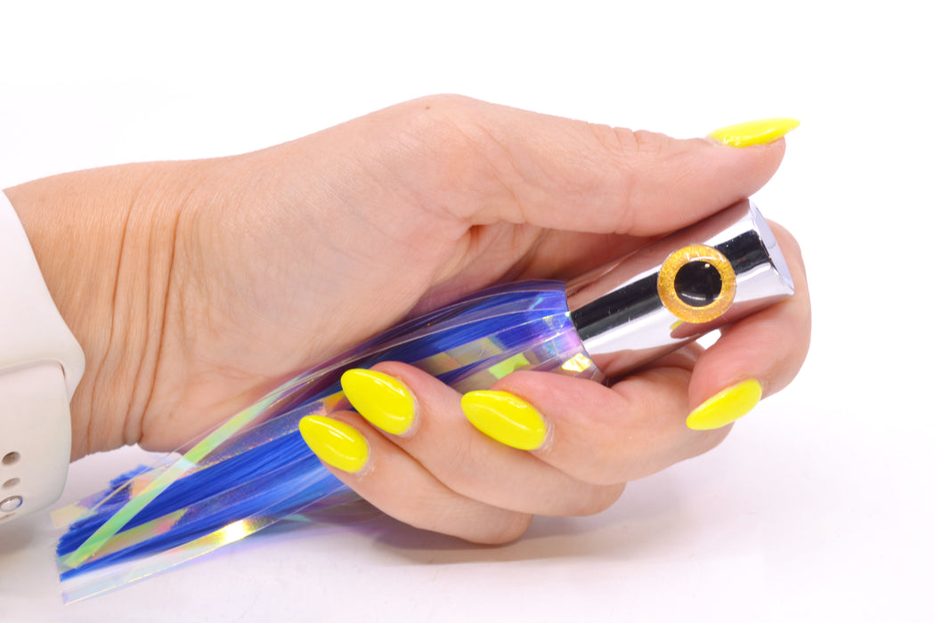 Iland Lures Blue-"Marlin" Flash Hair Chrome Head Sailure 5.5" 0.5oz SA300F-BL/MAR