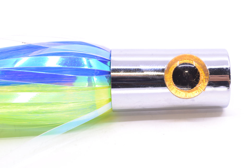 Iland Lures Blue-Chartreuse Flash Hair Chrome Head Sailure 5.5" 0.5oz SA300F-BL/CH