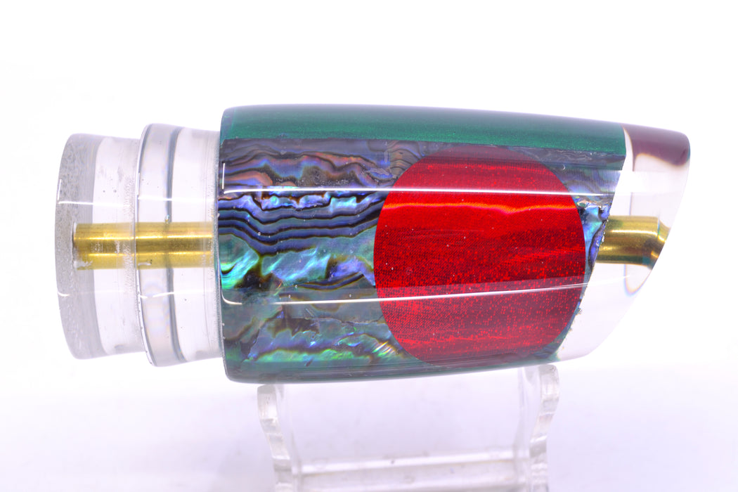 Koya Lures Paua Shell Red Eyes Straight Runner 12" 5.8oz