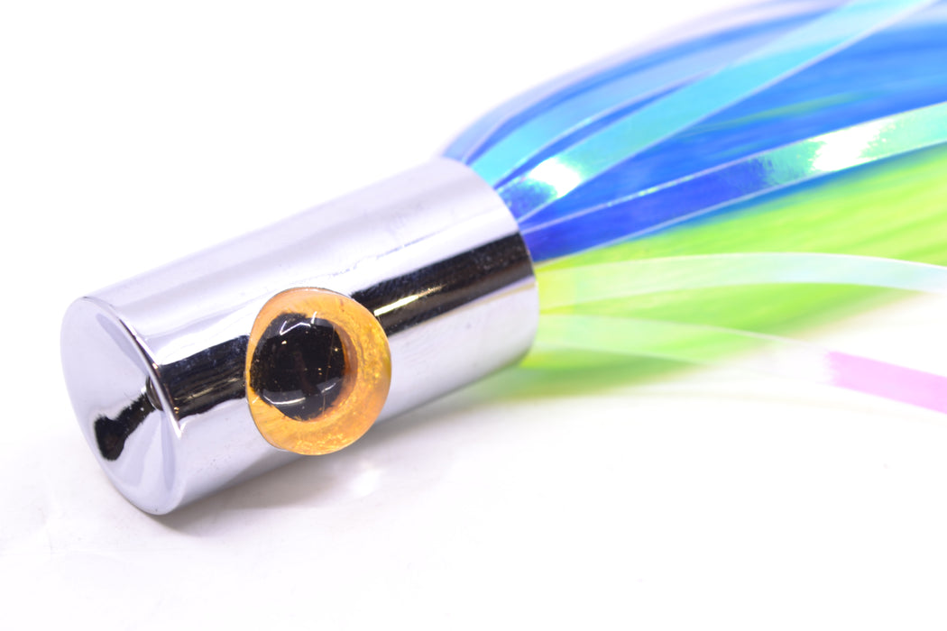 Iland Lures Blue-Chartreuse Flash Hair Chrome Head Sailure 5.5" 0.5oz SA300F-BL/CH