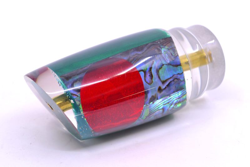 Koya Lures Paua Shell Red Eyes Straight Runner 12" 5.8oz