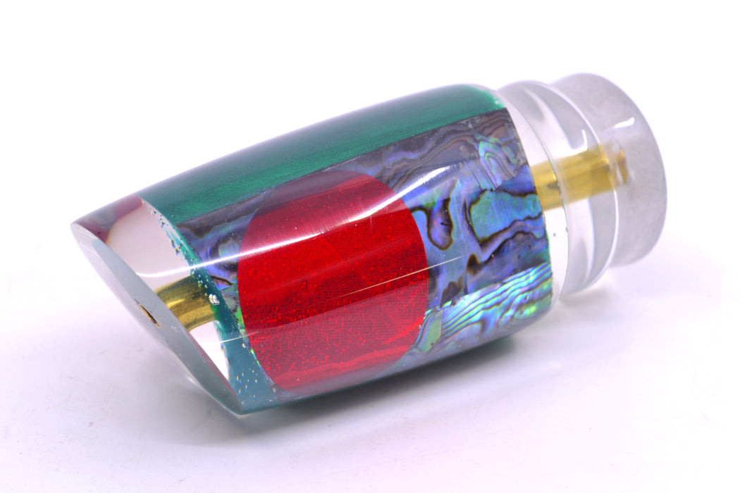 Koya Lures Paua Shell Red Eyes Straight Runner 12" 5.8oz