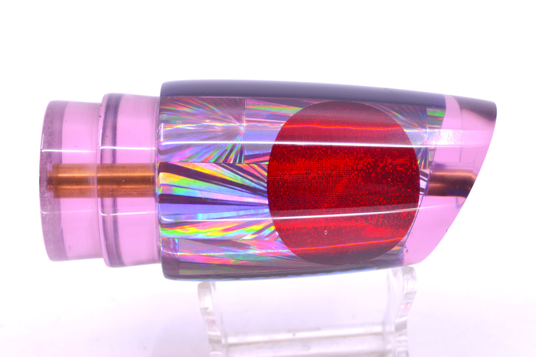 Koya Lures Purple Rainbow Starburst Red Eyes Straight Runner 12" 5.8oz