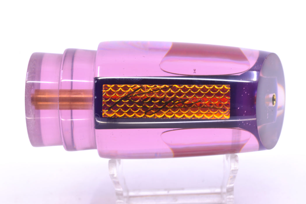Koya Lures Purple Rainbow Starburst Red Eyes Straight Runner 12" 5.8oz