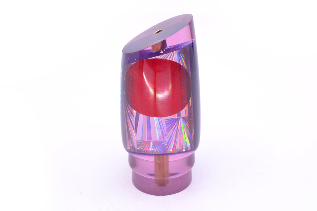Koya Lures Purple Rainbow Starburst Red Eyes Straight Runner 12" 5.8oz