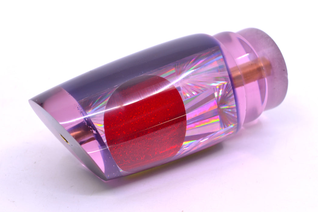 Koya Lures Purple Rainbow Starburst Red Eyes Straight Runner 12" 5.8oz