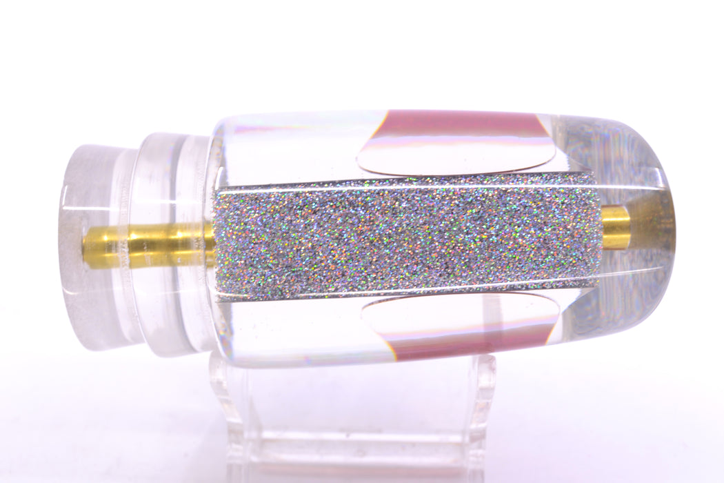 Koya Lures Silver Rainbow Starburst Red Eyes Straight Runner 12" 5.8oz
