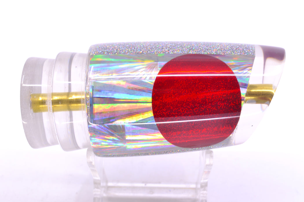 Koya Lures Silver Rainbow Starburst Red Eyes Straight Runner 12" 5.8oz