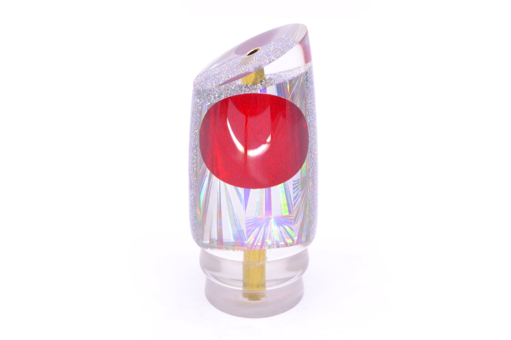 Koya Lures Silver Rainbow Starburst Red Eyes Straight Runner 12" 5.8oz
