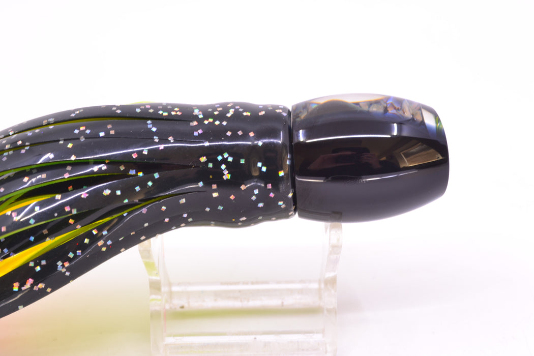 Moyes Lures S&P Black Back Taxi Eyes NEW Small Blaster 9" 4.5oz Skirted Magic Johnson