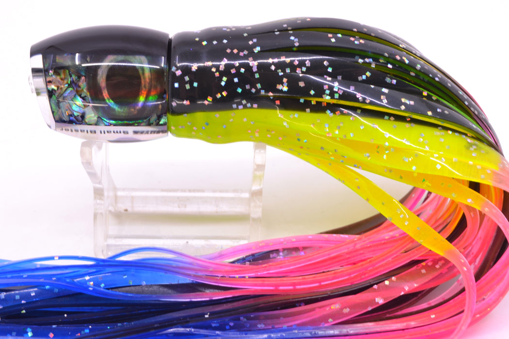 Moyes Lures S&P Black Back Taxi Eyes NEW Small Blaster 9" 4.5oz Skirted Magic Johnson