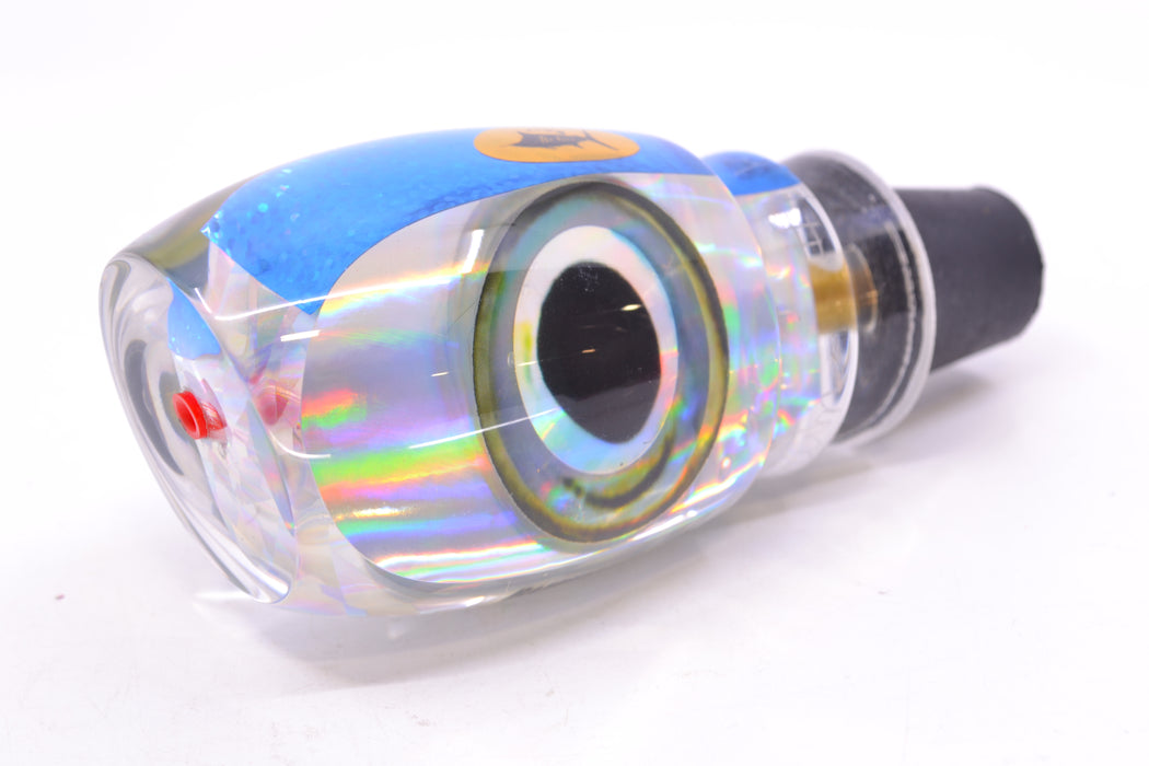 Aloha Lures Silver Rainbow Blue Rainbow Back Taxi Eyes Bamboocha 12" 6.7oz