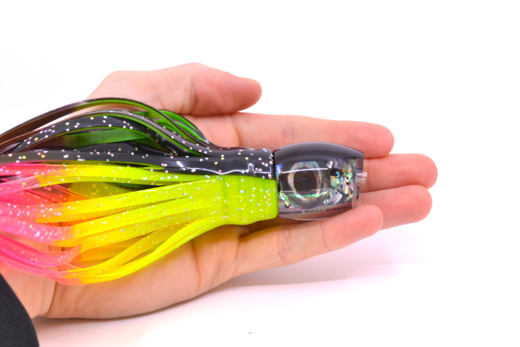 Moyes Lures S&P Black Back Taxi Eyes NEW Small Blaster 9" 4.5oz Skirted Magic Johnson
