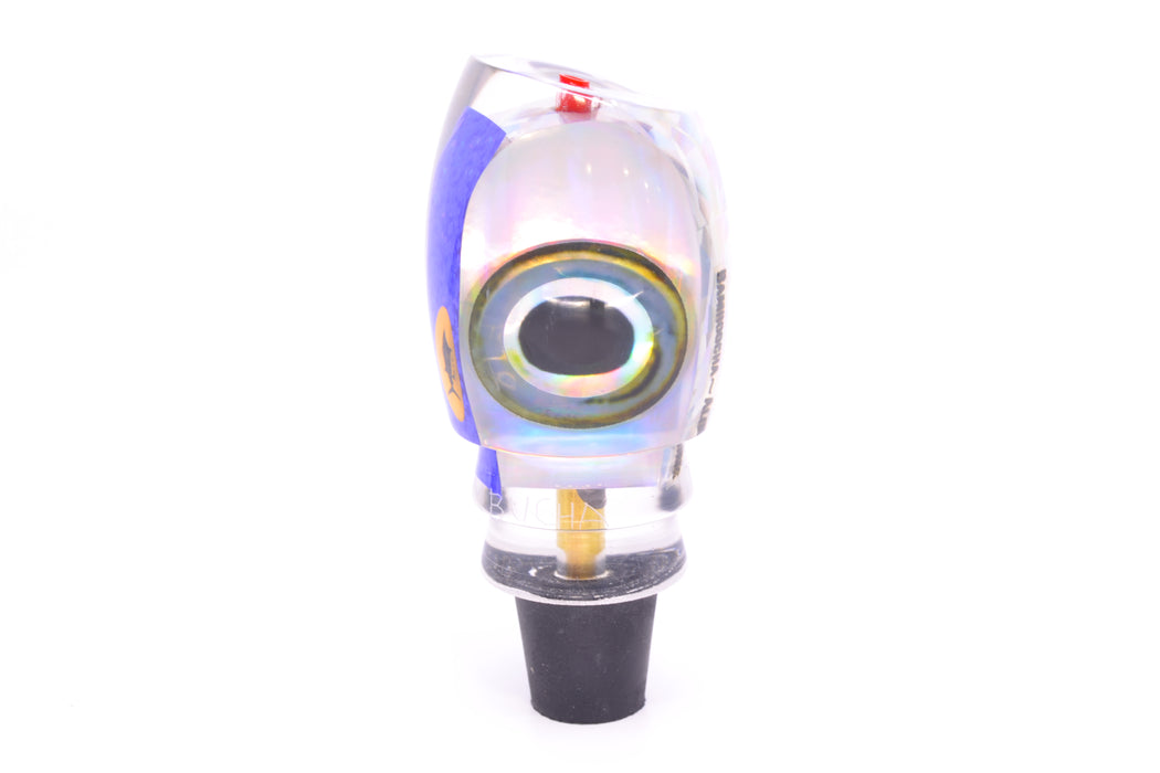 Aloha Lures Silver Rainbow Purple Rainbow Back Taxi Eyes Bamboocha 12" 6.7oz