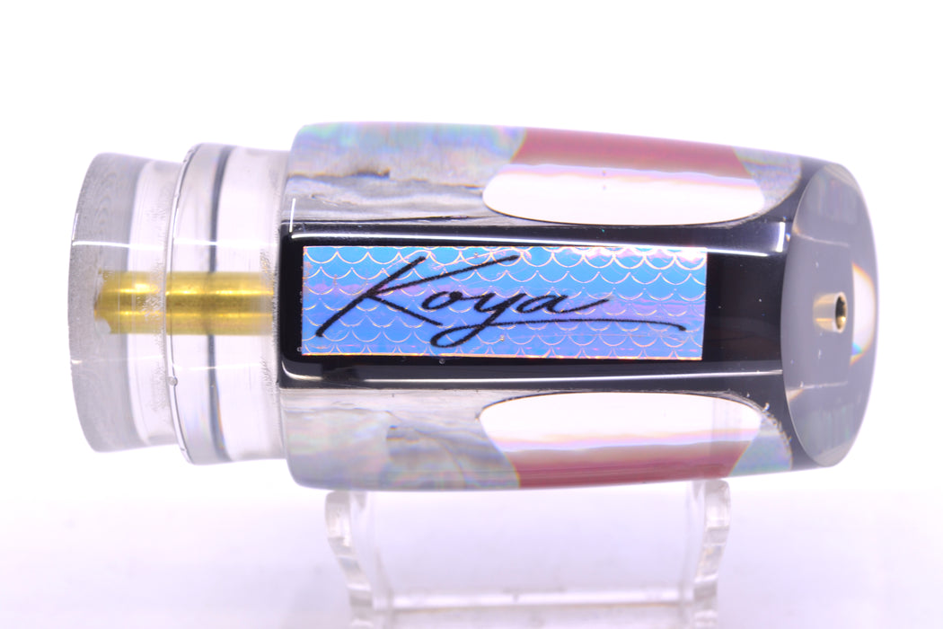 Koya Lures Blue-Purple Abalone Red Eyes Straight Runner 12" 5.8oz