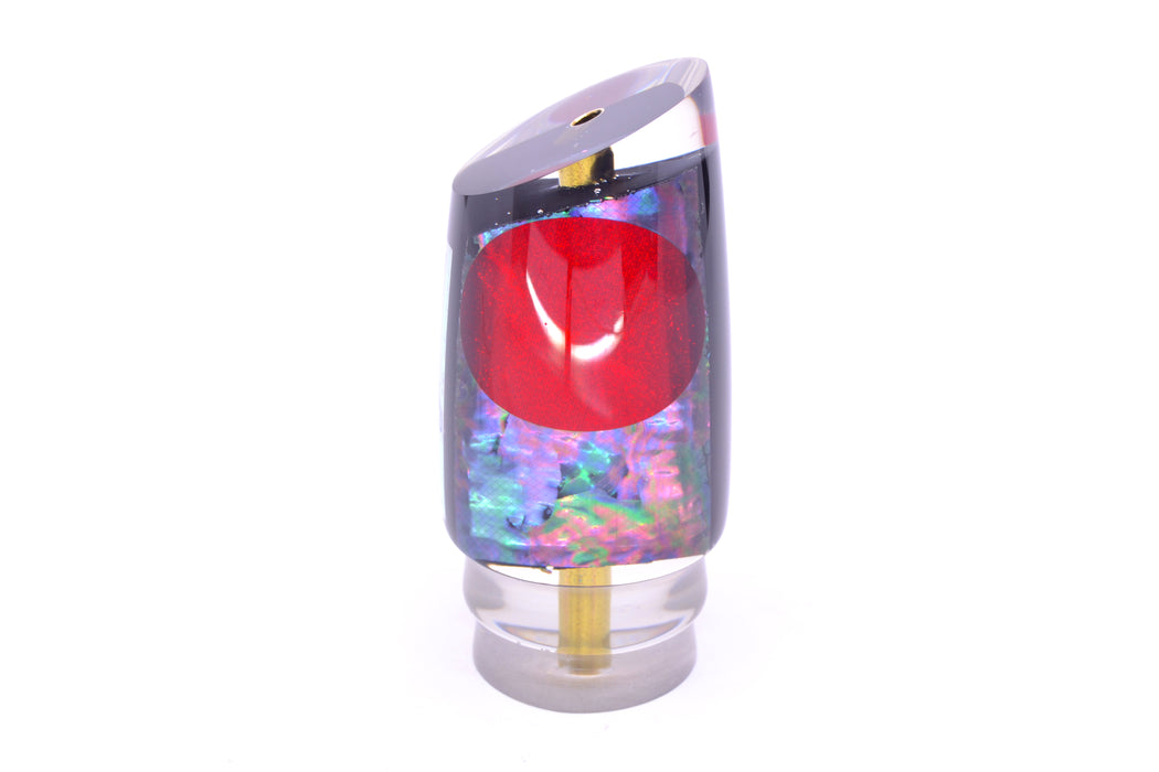 Koya Lures Blue-Purple Abalone Red Eyes Straight Runner 12" 5.8oz