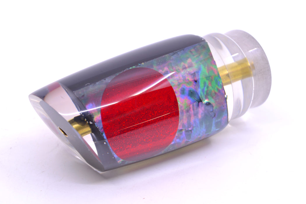 Koya Lures Blue-Purple Abalone Red Eyes Straight Runner 12" 5.8oz