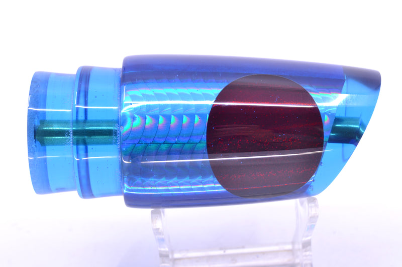 Koya Lures Blue Rainbow Scale Red Eyes Straight Runner 12" 5.8oz