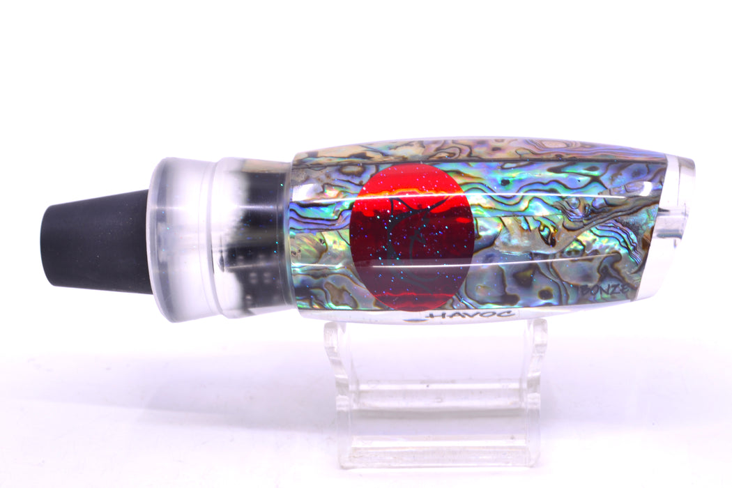 Bonze Lures Paua Shell Red Eyes Havoc 12" 6oz