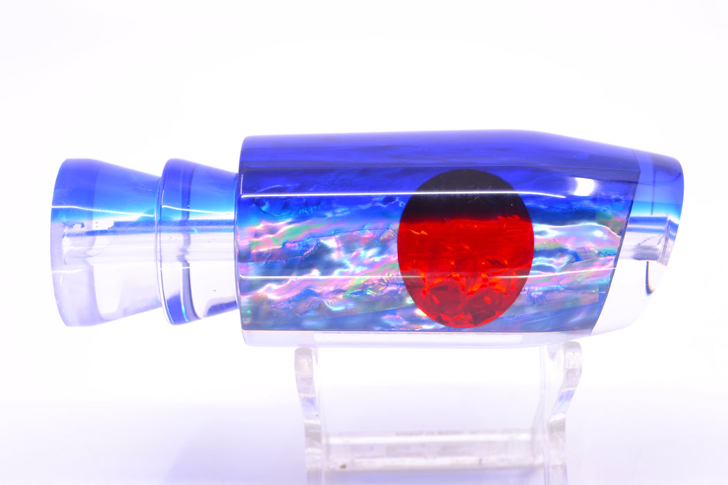 Moyes Lures Rainbow MOP Blue Back Red Eyes Davey Boy 12" 5oz GZE