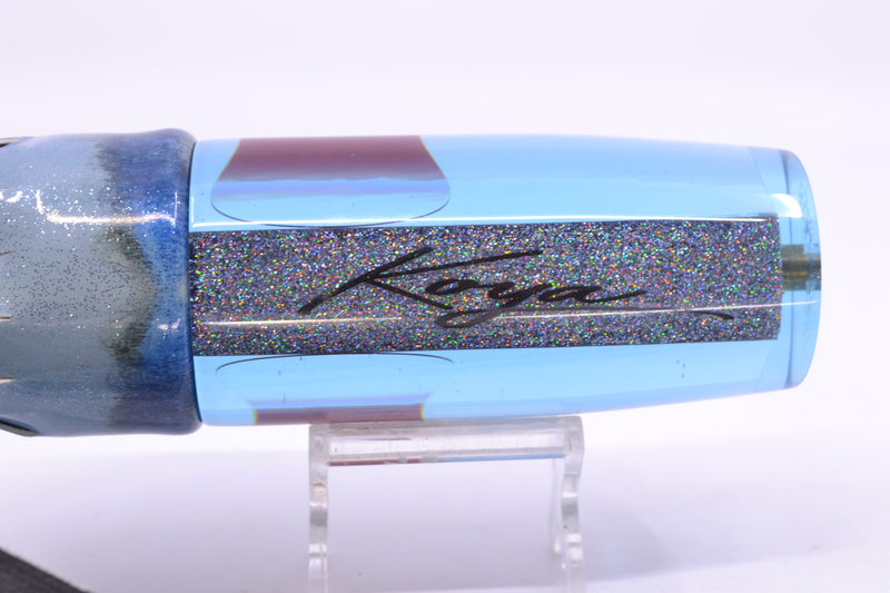 Koya Lures Ice Blue Rainbow Scale Red Eyes Hard Head 14" 10.5oz FT Vinyl Aku Revisited