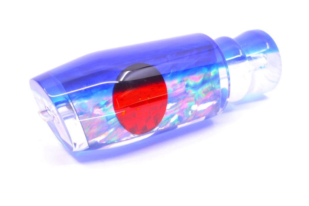 Moyes Lures Rainbow MOP Blue Back Red Eyes Davey Boy 12" 5oz GZE