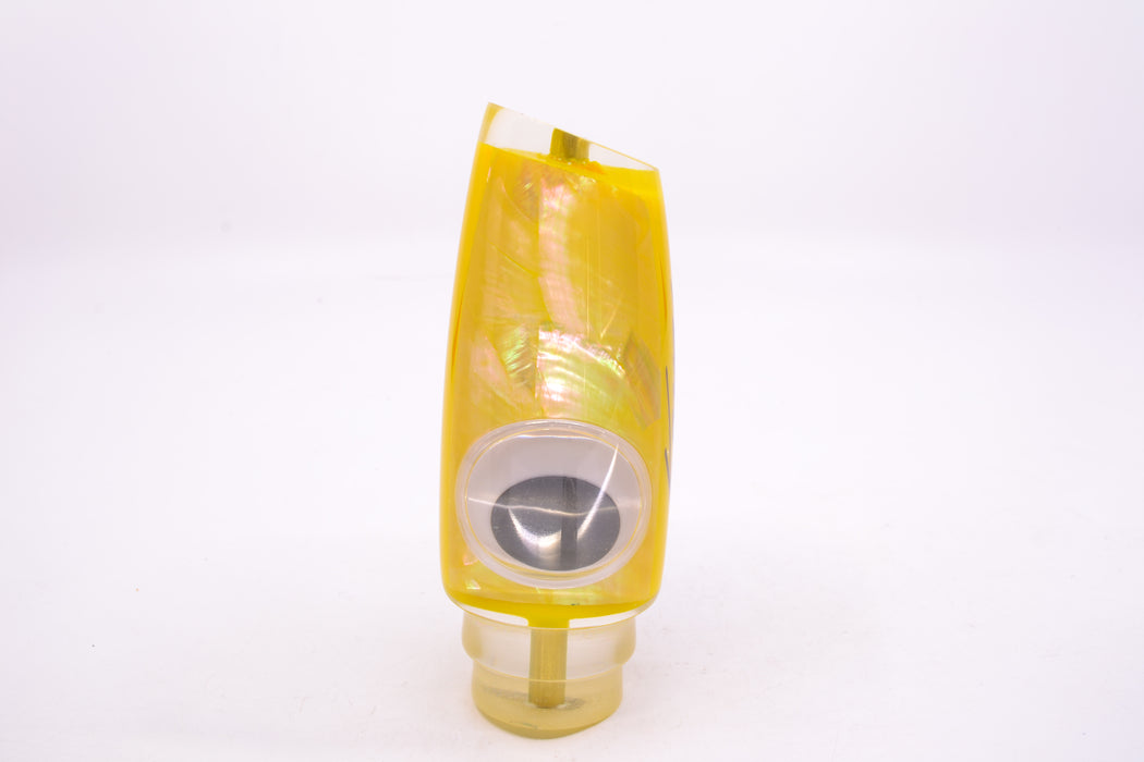 Koya Lures Yellow MOP Doll Eyes Large Kona Plunger 14" 9oz GZE