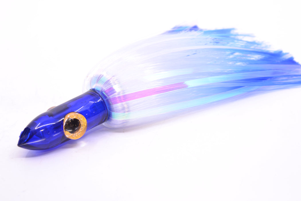 Iland Lures Flasher Series "Marlin" Hair Blue Head Jr. Dredge Ilander 6.5" 1oz DJR451F-MAR