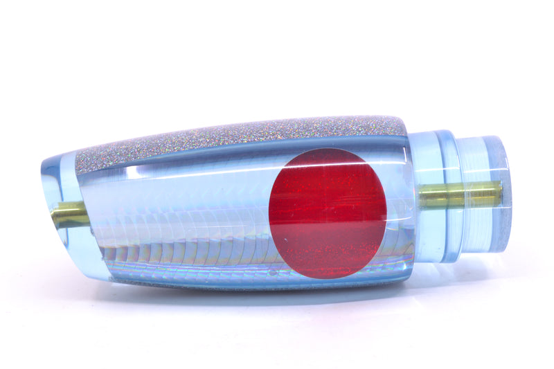 Koya Lures Ice Blue Rainbow Scale Red Eyes Large Kona Plunger 14" 9oz