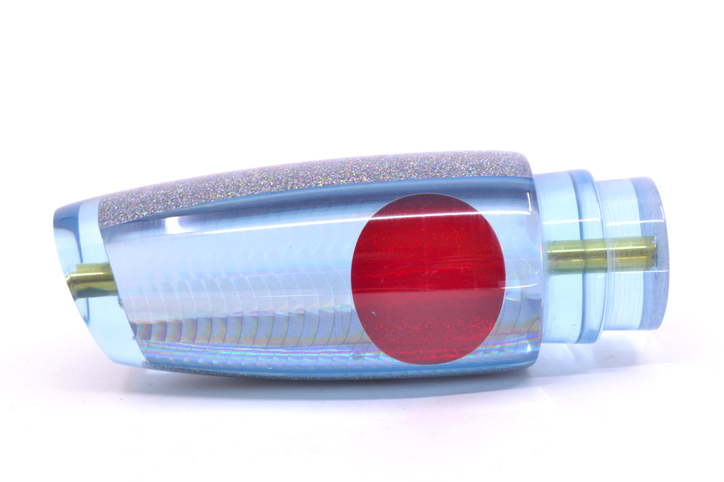 Koya Lures Ice Blue Rainbow Scale Red Eyes Large Kona Plunger 14" 9oz GZE