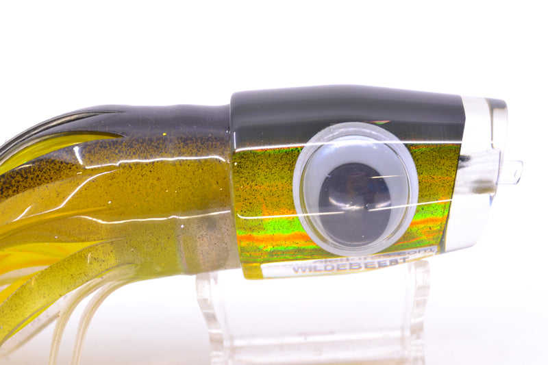 Big T Lures Black-Gold Rainbow Wildebeest 12" 7oz Skirted Black-Gold-Clear/Yellow