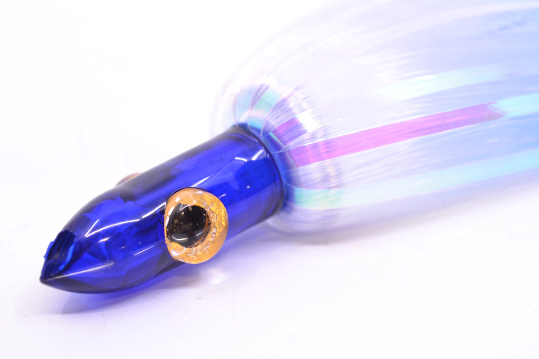 Iland Lures Flasher Series "Marlin" Hair Blue Head Jr. Dredge Ilander 6.5" 1oz DJR451F-MAR