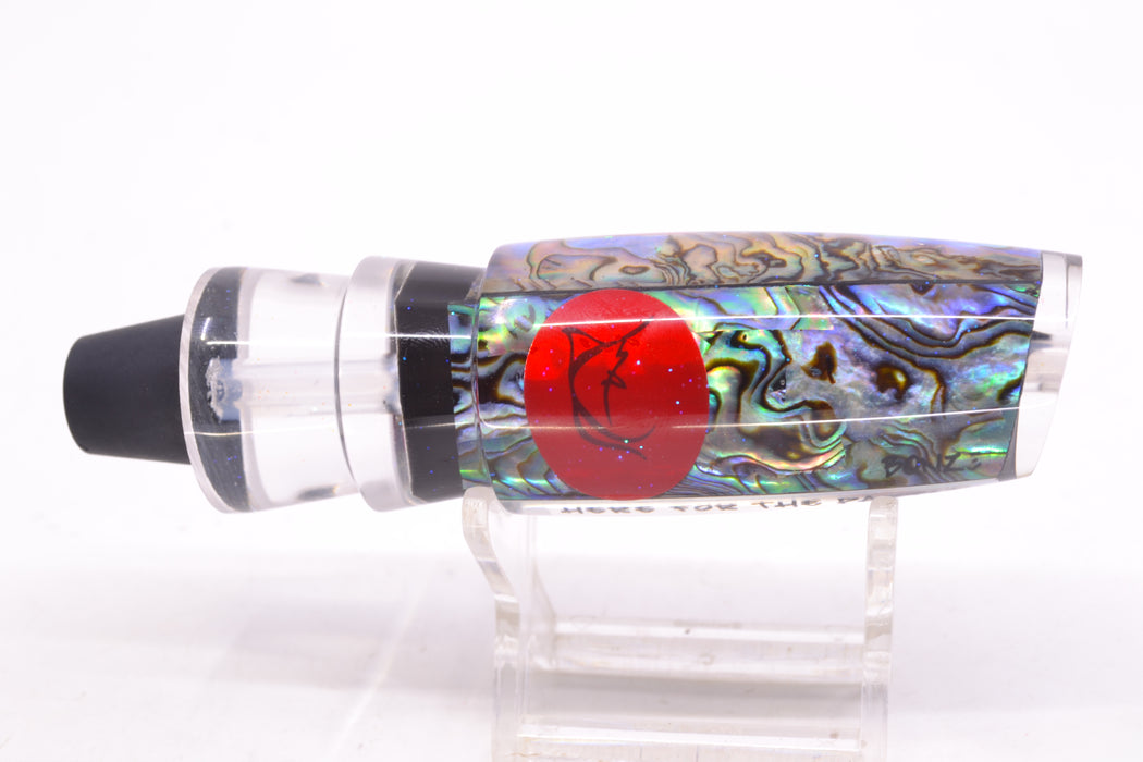 Bonze Lures Paua Shell Red Eyes Here For The Party 10" 4oz