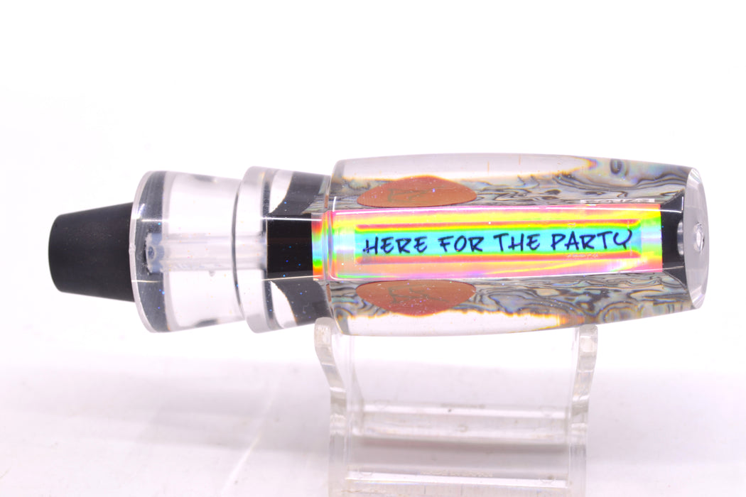 Bonze Lures Paua Shell Red Eyes Here For The Party 10" 4oz