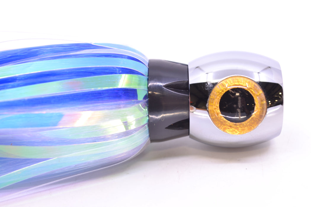 Iland Lures Blue-"Marlin" Flash Hair Chrome Head Sea Star 6.75" 1.5oz SS700F-BL/MAR