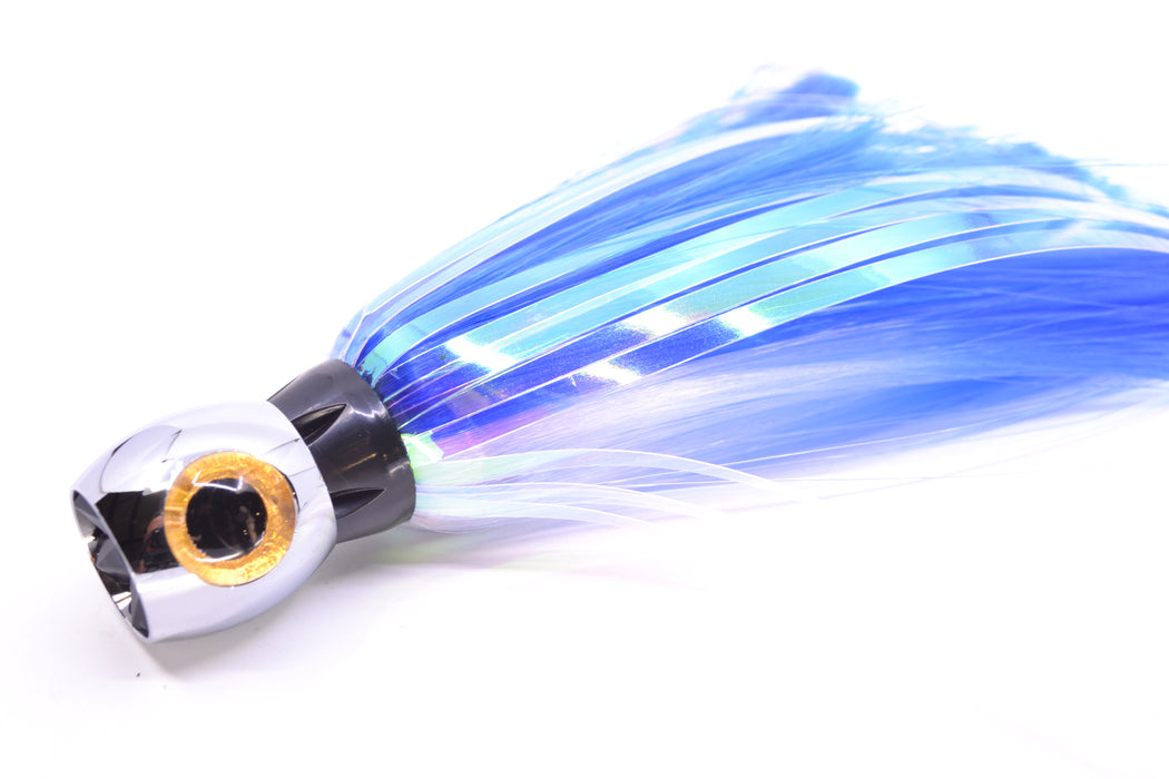 Iland Lures Blue-"Marlin" Flash Hair Chrome Head Sea Star 6.75" 1.5oz SS700F-BL/MAR