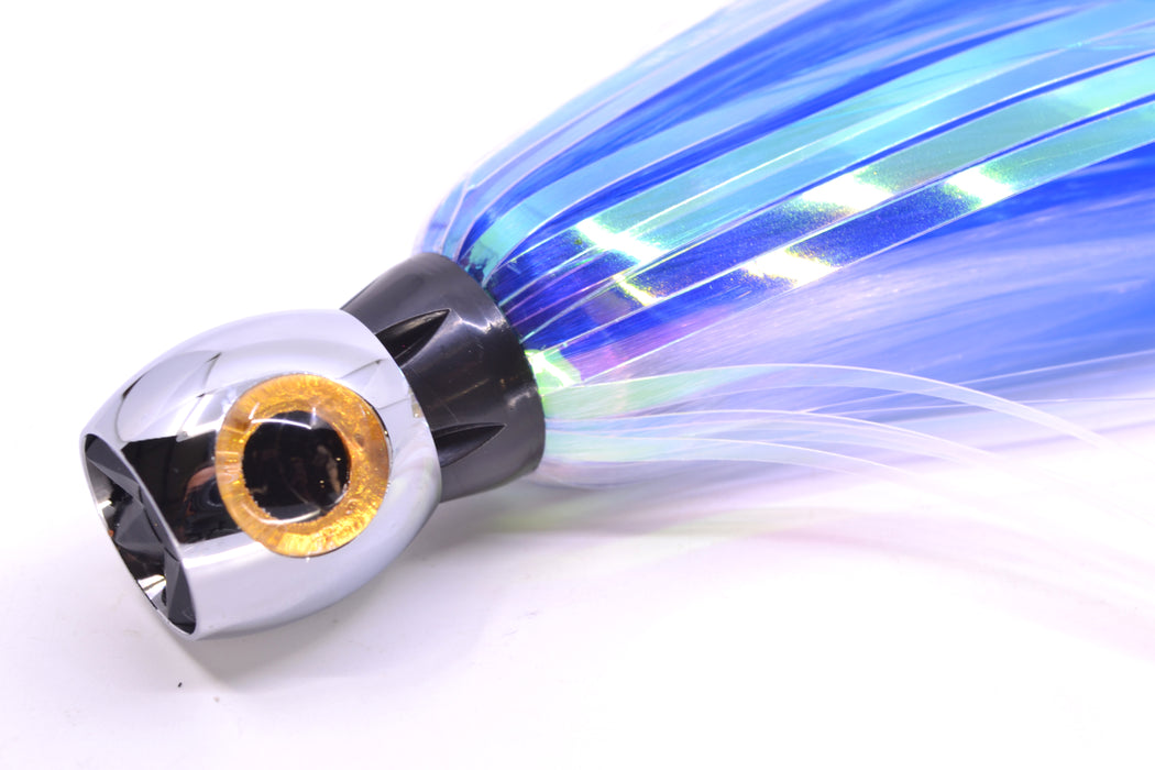 Iland Lures Blue-"Marlin" Flash Hair Chrome Head Sea Star 6.75" 1.5oz SS700F-BL/MAR