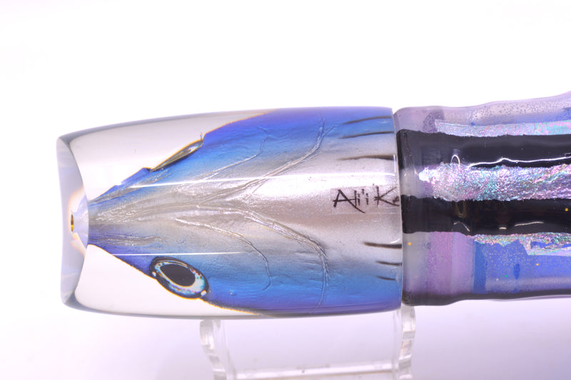Ali'i Kai Lures Skipjack Fish Head Large Kill Switch 12" 11.5oz Skirted Purple Skipjack