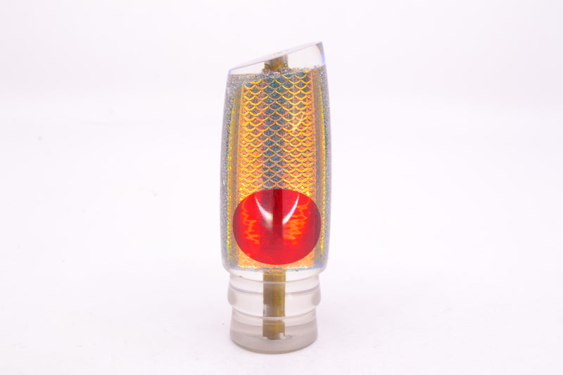 Koya Lures Silver Pearl Rainbow Scale Red Eyes Medium Kona Plunger 10" 5oz