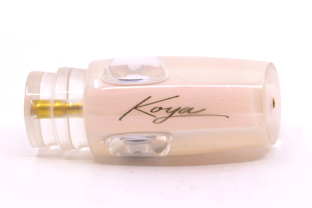 Koya Lures Strawberry Pearl Doll Eyes Medium Kona Plunger 10" 5oz GZE