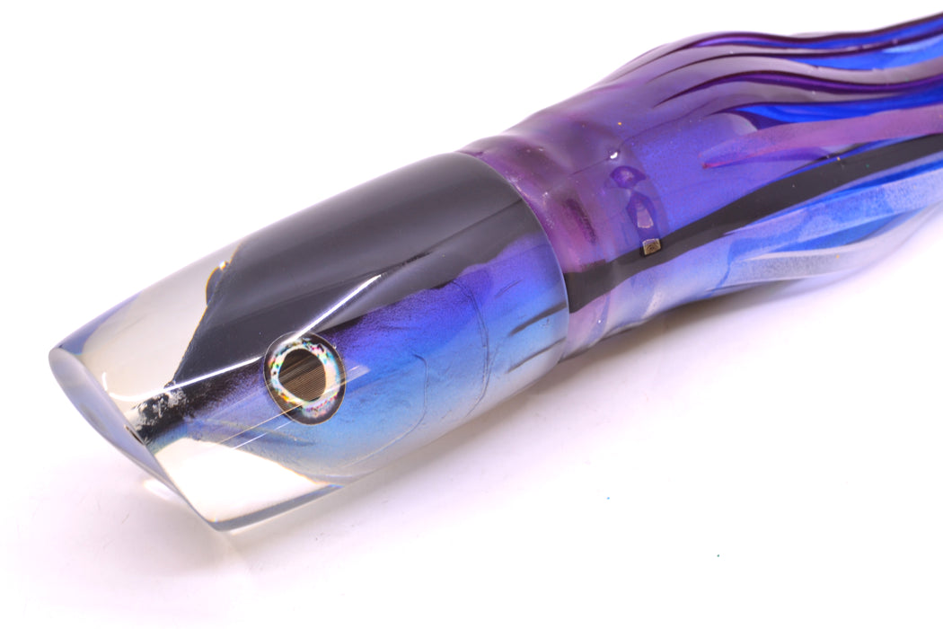 Ali'i Kai Lures Skipjack Fish Head Large Kill Switch 12" 11.5oz Skirted Purple Skipjack