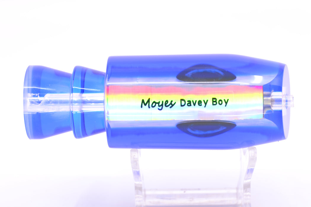 Moyes Lures White MOP Blue Back Taxi Eyes Davey Boy 12" 5oz GZE