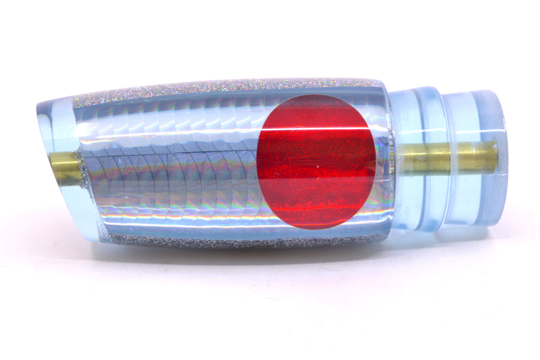 Koya Lures Ice Blue Rainbow Scale Red Eyes Medium Kona Plunger 10" 5oz GZE