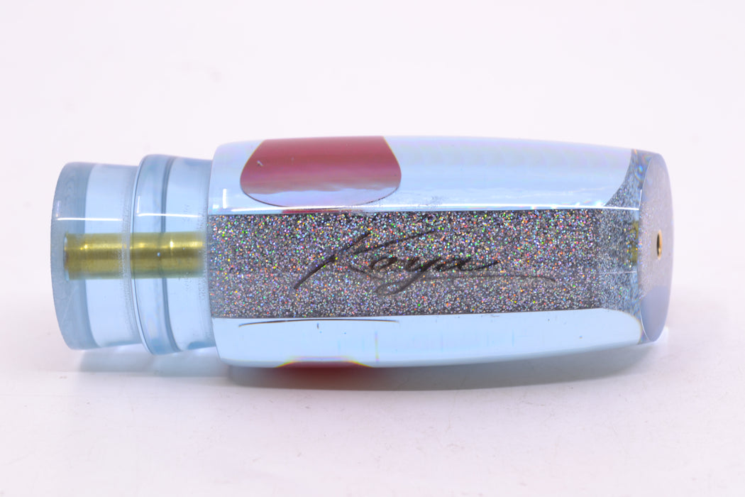 Koya Lures Ice Blue Rainbow Scale Red Eyes Medium Kona Plunger 10" 5oz GZE