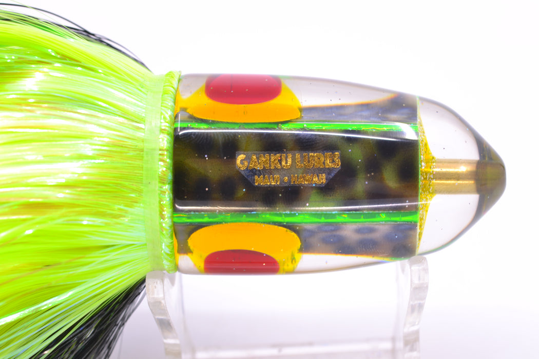 Ganku Lures Green "Tiger Cowrie" Bumbucha Bullet 9"+ 7oz Strobez Black-Green GZE