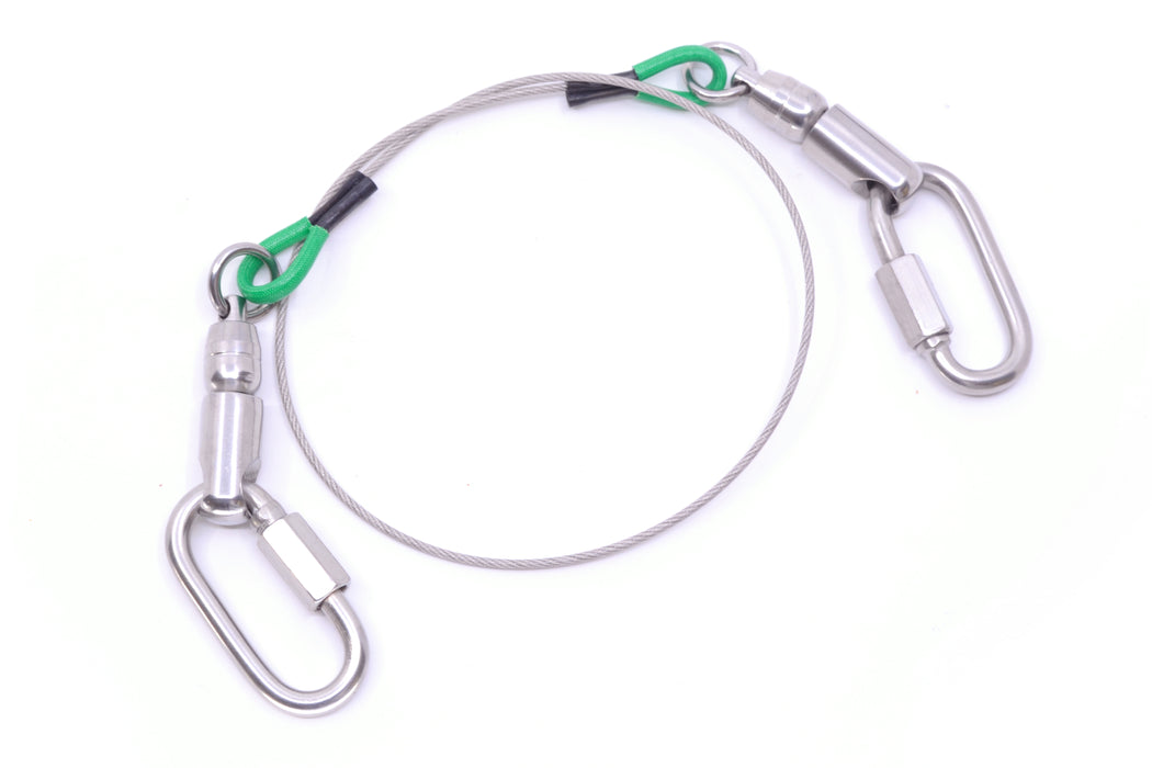Fish Razr Tournament Grade Dredge Connector Cable w/ Shackle Swivel