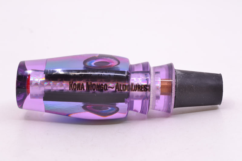 Aloha Lures Purple Resin Purple-Blue Dichro Black Back Kona Mongo 9" 5.2oz