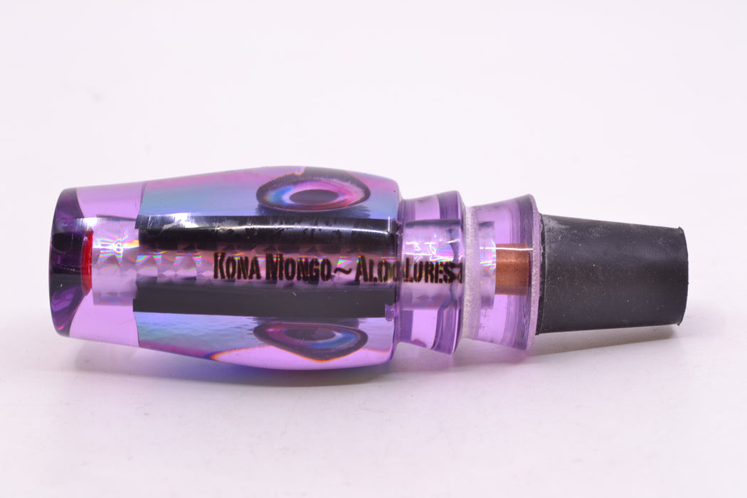 Aloha Lures Purple Resin Purple-Blue Dichro Black Back Kona Mongo 9" 5.2oz GZE