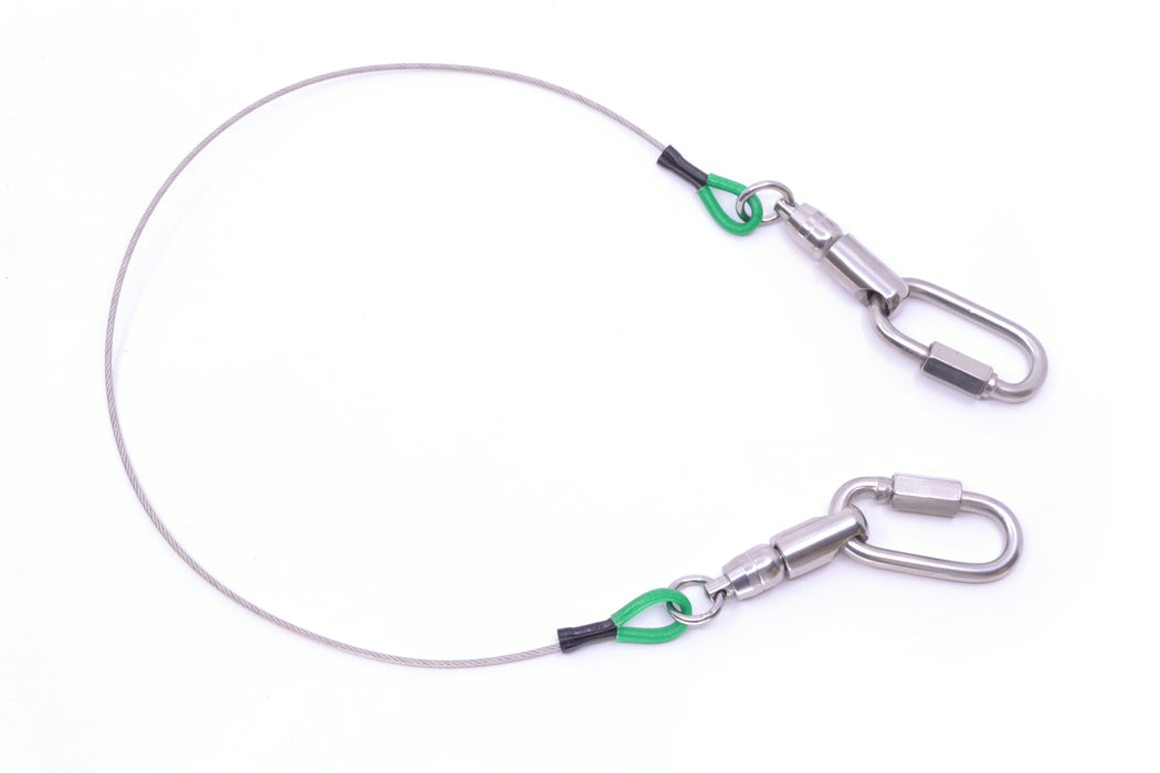 Fish Razr Tournament Grade Dredge Connector Cable w/ Shackle Swivel